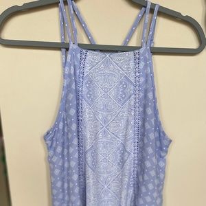 English Lavender Printed Midi Sundress